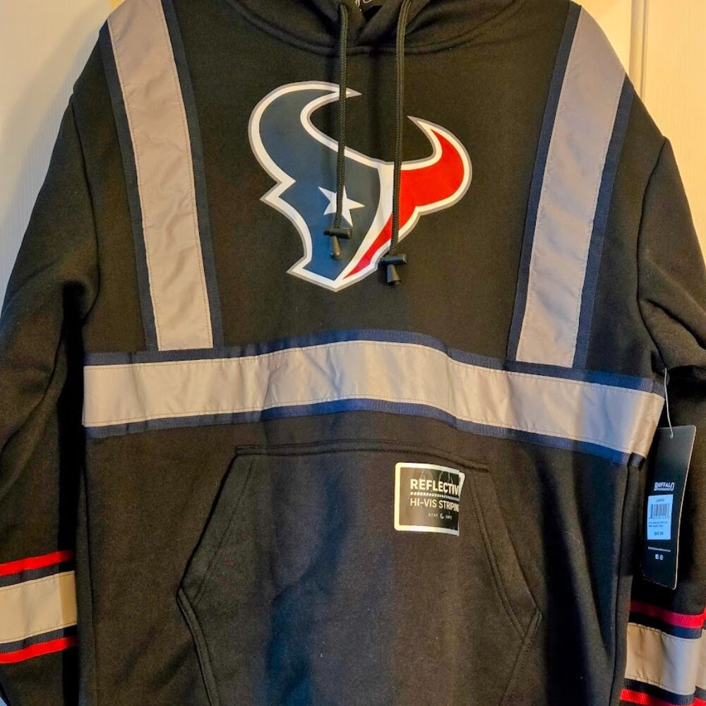 Buffalo Outdoors NFL Safety Hooded Sweatshirt- Houston Texans